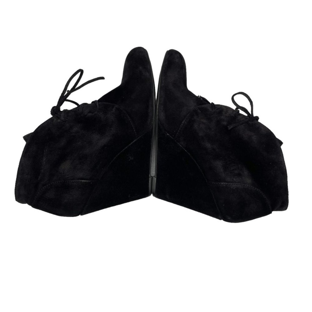 Via Spiga Womens Fedora Black Suede Leather Hidden Wedge Ankle Bootie US Size 8 - Picture 4 of 11